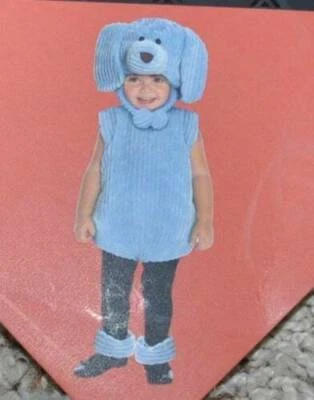 Disfraz de Halloween para perro cachorro 12/24 meses pana azul 4 piezas chaleco, capucha Foto 1 de 4