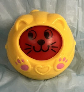 VINTAGE 1996 FISHER PRICE ROLL A ROUNDS YELLOW CAT COMPLETE YOUR COLLECTION! - Picture 1 of 6
