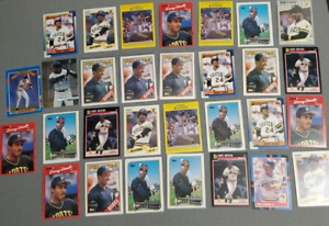 Barry Bonds Lot Of 30 Baseball Trading Cards Pirates Giants Fleer Topps Donruss