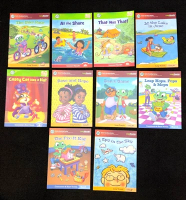 Leap Frog LeapReader Interactive Early Reading Series Books Sight Word Set Of 10 - Image 1 of 4