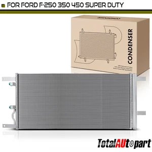 AC Condenser Parallel Flow w/ Receiver Drier for Ford F-250 350 Super Duty 6.7L - Picture 1 of 8