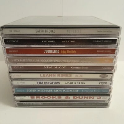 Country Music  10-CD Bundle/Tim McGraw, Faith Hill, Garth Brooks & More Foto 1 de 4