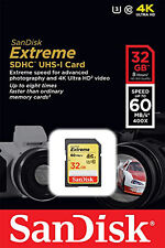 Sandisk 32G extreme C3 4K HD SD card for Canon SX730 SX720 SX710 HS SX620 SX610
