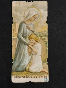 holy card chromolithography santino image pieuse "VIRGIN MARY" - Picture 1 of 2