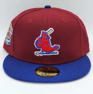 New Era 59FIFTY MLB Hat - St Louis Cardinals - Sangria - 7 1/2 Fitted - Picture 1 of 5
