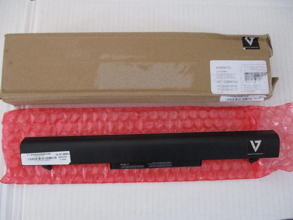 V7 Laptop-Batterie H-RO04-V7E  14,4V 40 Watt für Akku für HP ProBook 430/440 G3- - Bild 1 von 4