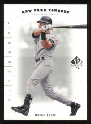 2001 SP Authentic #36 Derek Jeter - Image 1 of 2