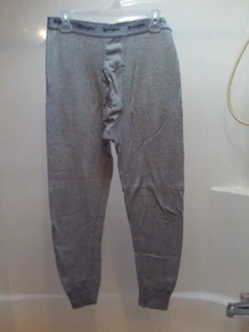 Remington Waffle Thermals Men Gray Long Johns Pants Large Base Layer - Picture 1 of 3