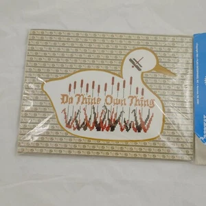 NIP! Do Thine Own Thing Millie's Shapely Mats and Counted Cross Stitch Pattern  - Picture 1 of 2