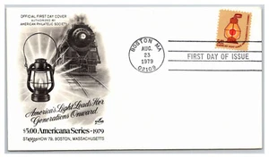 1612 1979 Railroad Lantern ARTCRAFT Cachet FDC sin dirección lote sin sellar 2032 - Imagen 1 de 1
