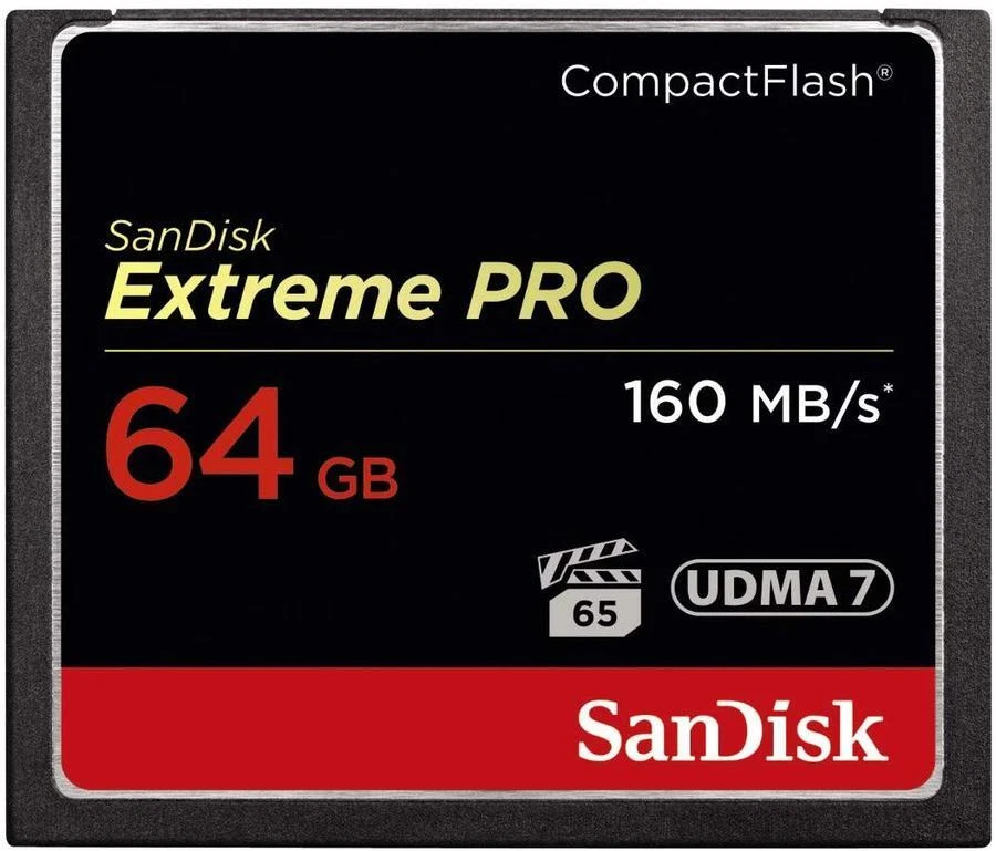 SanDisk Extreme Pro 64GB CF Memory Card UDMA 7 160MB/s (SDCFXPS-064G-X46) - Image 1 of 1