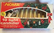 NOMA,Candolier,Light,Midget Bulbs,Taiwan,Vintage,Christmas,Window Sill Light Set