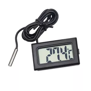 Mini Sensor de Temperatura LCD Coche Termómetro Digital Higrómetro Medidor Medidor Negro - Imagen 1 de 14