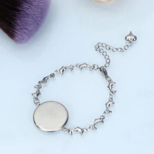 10 Pcs Stainless Steel Tray Time Girls Wristband Jewelry Bracelet Kit - Picture 1 of 11