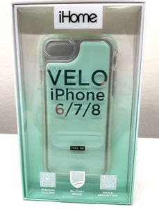 iHome Velo Silicone Impact Case for iPhone 6/7/8 Mint - Shockproof - Picture 1 of 4
