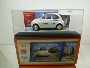 LA MINI MINIERA BCCBA FIAT 500 COAST TO COAST IL BIALBERO - 1:18 - GOOD IN BOX - Imagen 1 de 10