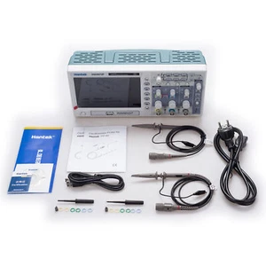 Hantek DSO5202P 200MHz 2CH 1GSa/s 7'' TFT LCD Digital Storage Oscilloscope New - Picture 1 of 12