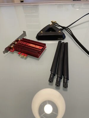 ASUS PCE-AC68 Scheda Di Rete |  DUAL Band 1300/600 Mbps | 3 Antenne Esterne - Immagine 1 di 4