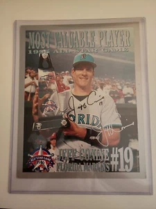 Miami Marlins Jeff Conine MVP 1995 All-star game autographed 8x10 photo signed - Picture 1 of 2