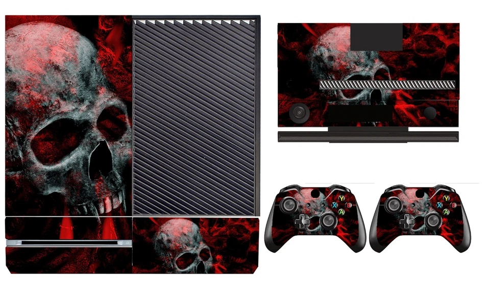 Skull 251 Vinyl Cover Skin Sticker for Xbox One & Kinect & 2 controller skins - Image 1 of 1