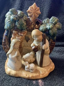 Belén Infantil Miniatura con Creche Set de 12 Decoración de Navidad - Imagen 1 de 12