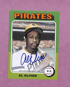 2024 Topps Heritage High Number Al Oliver Real One Auto ROA-AO Pirates - Picture 1 of 2