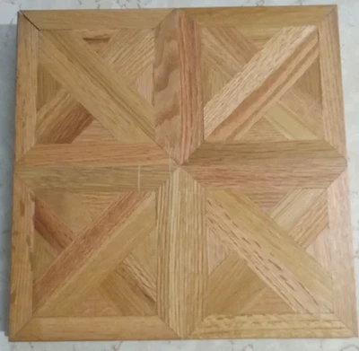 "Pisos de madera maciza Bruce vintage cuadrados de roble Clairmont L-33 marrón desierto 5/16""" Foto 1 de 4