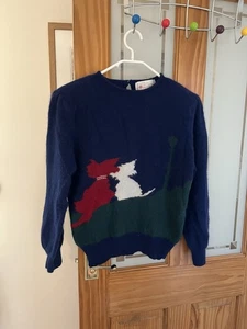 Vintage John Lewis Wool Angora Blend Ladies  Jumper L - Picture 1 of 6
