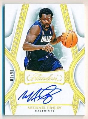 2024-25 Flawless Michael Finley Flawless Autographs Gold Auto #FA-MFM (06/10) - Image 1 of 2