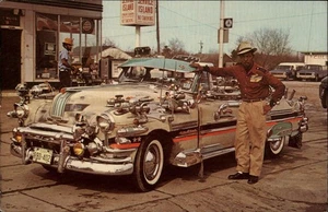 1952 Pontiac Custom Houston Texas TX Postcard - Picture 1 of 2