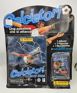 CALCIATORI PANINI 2003 2004 album vuoto + bustina figurine + bomberino sigillato - Foto 1 di 1