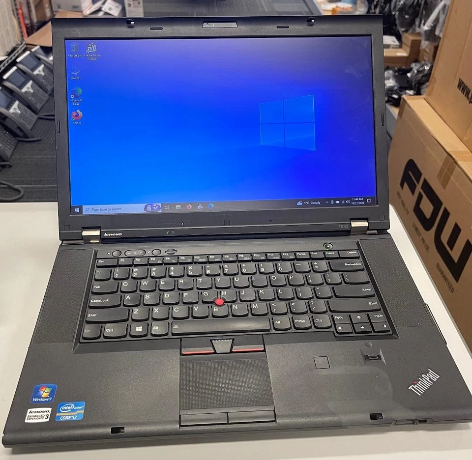 Lenovo ThinkPad T530 15.6 inch (128GB, Intel Core i5 3rd Gen., 2.60GHz, 8GB)... - Image 1 of 4