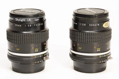 Nikon Micro-Nikkor 55mm f/2.8 manual lens - image 1 of 4