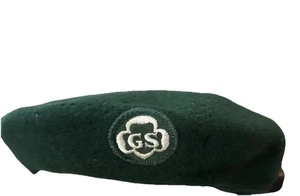 Sombrero Scout Niña Vintage 100% Lana Hecho en Inglaterra con Parche Mediano  - Imagen 1 de 2