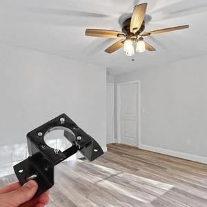 Ceiling Fan Mounting Bracket for Light Fixtures Metal Installation - Picture 1 of 7