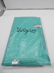 Thirty One Large Utility Stand Tall Insert Turquoise Cross Pop 112A New - Picture 1 of 2