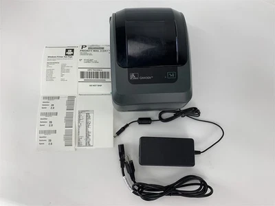 Zebra GX430t Direct Thermal Transfer Label Printer - Black - Image 1 of 4