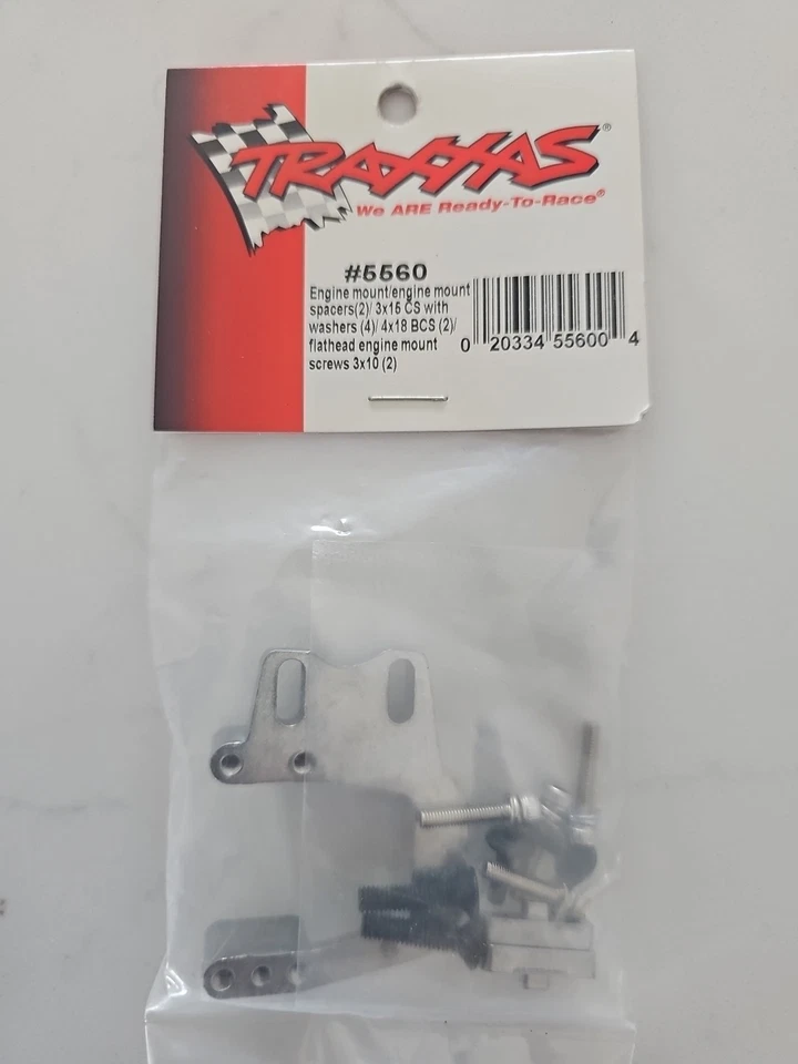 Traxxas 5560 Engine Mount Assembly for 2.5 and 3.3 Nitro Motors - Image 1 of 1