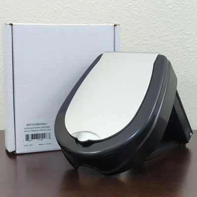 Kleen Keeper Wet Wipe Dispenser, Black & Stainless Look No Logo WS1010BKSSLI - Image 1 of 4