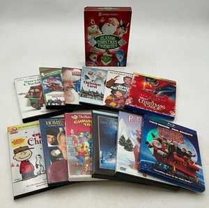 12 + 1 CHRISTMAS DVD MOVIES, 10 CLASSIC FAVORITES, CAROL FRED CLAUS, SANTA, USED - Picture 1 of 6
