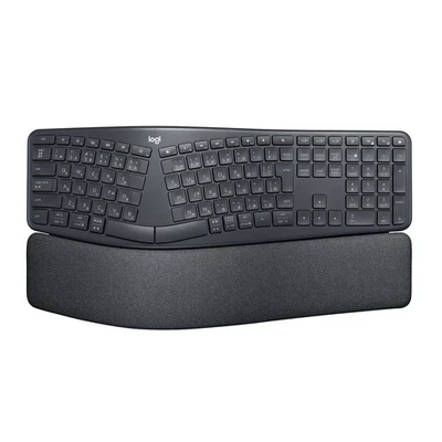 Logitech ERGO K860 Split Keyboard Wireless Palm Rest, Graphite - Image 1 of 4