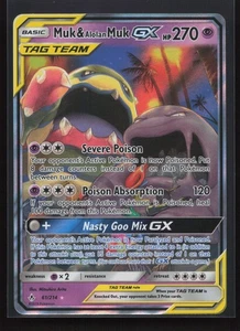 Muk & Alolan Muk 196/214 - Vínculos ininterrumpidos - Tarjeta Pokémon - Casi como nueva - Imagen 1 de 2