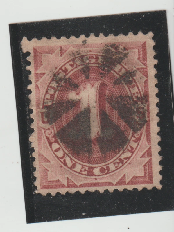 US Scott #J15 SON  Fancy Cancel  1c Brown 1979 Postage Due Great centering - Image 1 of 1