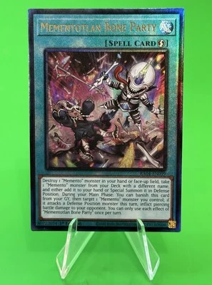 Yu-Gi-Oh Quarter Century Stampede Mementotlan Bone Party PUR RA04-EN099 NM!!! - Image 1 of 3