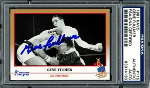 Gene Fullmer Autographed Signed 1991 Kayo Card #115 PSA/DNA #83314130 - Picture 1 of 2
