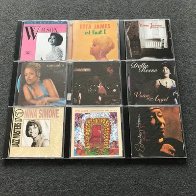 Lot of 9 CD Etta James At Last, The Best Of Nancy Wilson,Nina Simone After Hours Foto 1 de 2