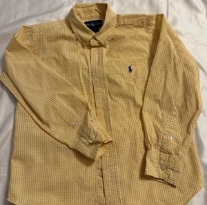 Camisa Ralph Lauren Niños Talla 6 Cuello Manga Larga Camisa Abotonada - Imagen 1 de 5
