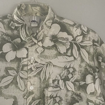 Camisa Hawaiana Y2K No Fear Años 90 Manga Corta Abotonada Para Hombres X-Grande Hecha en EE. UU. Foto 1 de 4