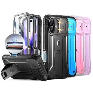 Poetic For Apple iPhone 17 Case Built-in-Screen Kickstand Slide Camera Cover - Picture 1 of 30