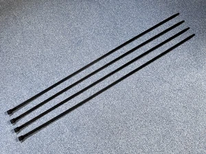 4 Hellermann Tyton Kabelbinder 1030 mm T250XL Kunststoff schwarz 100 cm 1 m 1000 - Bild 1 von 8